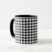 Houndstooth Monogram Mok (Voorkant links)