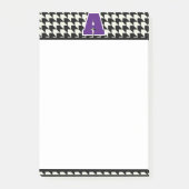Houndstooth-monogram Post-it® Notes (Voorkant)