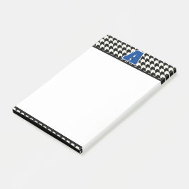 Houndstooth-monogram Post-it® Notes