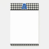 Houndstooth-monogram Post-it® Notes (Voorkant)