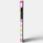Houndstooth Multicolor + White Big Pattern Case-Mate iPhone Case (Achterkant / Links)