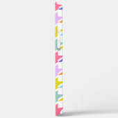 Houndstooth Multicolor + White Big Pattern Case-Mate iPhone Case (Achterkant / Links)