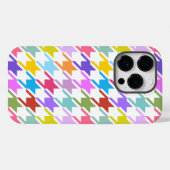 Houndstooth Multicolor + White Big Pattern Case-Mate iPhone Case (Achterkant (horizontaal))