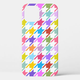 Houndstooth Multicolor + White Big Pattern Case-Mate iPhone Case