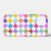 Houndstooth Multicolor + White Big Pattern Case-Mate iPhone Case (Achterkant (horizontaal))