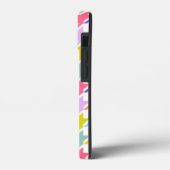 Houndstooth Multicolor + White Big Pattern Case-Mate iPhone Case (Achterkant / Links)