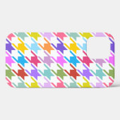 Houndstooth Multicolor + White Big Pattern Case-Mate iPhone Case (Achterkant (horizontaal))
