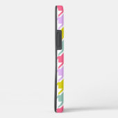 Houndstooth Multicolor + White Big Pattern Case-Mate iPhone Case (Achterkant / Rechts)