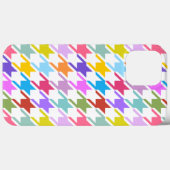Houndstooth Multicolor + White Big Pattern Case-Mate iPhone Case (Achterkant (horizontaal))