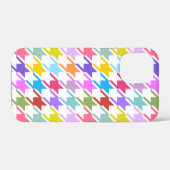 Houndstooth Multicolor + White Big Pattern Case-Mate iPhone Case (Achterkant (horizontaal))