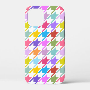 Houndstooth Multicolor + White Big Pattern Case-Mate iPhone Case