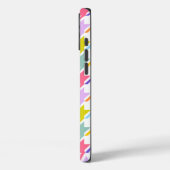 Houndstooth Multicolor + White Big Pattern Case-Mate iPhone Case (Achterkant / Links)