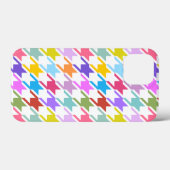 Houndstooth Multicolor + White Big Pattern Case-Mate iPhone Case (Achterkant (horizontaal))