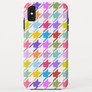 Houndstooth Multicolor + White Big Pattern Case-Mate iPhone Case