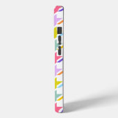 Houndstooth Multicolor + White Big Pattern Case-Mate iPhone Case (Achterkant / Links)