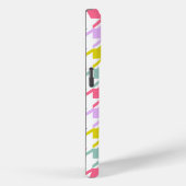 Houndstooth Multicolor + White Big Pattern Case-Mate iPhone Case (Achterkant / Rechts)