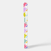 Houndstooth Multicolor + White Big Pattern Case-Mate iPhone Case (Achterkant / Links)