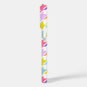 Houndstooth Multicolor + White Big Pattern Case-Mate iPhone Case (Achterkant / Links)