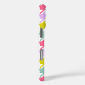Houndstooth Multicolor + White Big Pattern Case-Mate iPhone Case (Achterkant / Rechts)