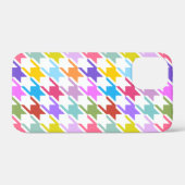 Houndstooth Multicolor + White Big Pattern Case-Mate iPhone Case (Achterkant (horizontaal))