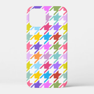 Houndstooth Multicolor + White Big Pattern Case-Mate iPhone Case