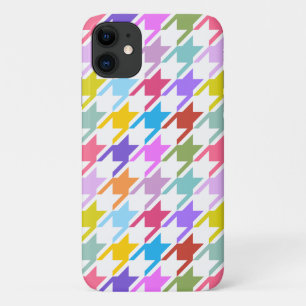 Houndstooth Multicolor + White Big Pattern Case-Mate iPhone Case