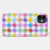 Houndstooth Multicolor + White Big Pattern Case-Mate iPhone Case (Achterkant (horizontaal))