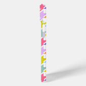 Houndstooth Multicolor + White Big Pattern Case-Mate iPhone Case (Achterkant / Links)