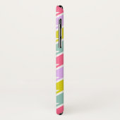 Houndstooth Multicolor + White Big Pattern Case-Mate iPhone Case (Achterkant/links)