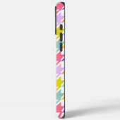 Houndstooth Multicolor + White Big Pattern Case-Mate iPhone Case (Achterkant / Links)