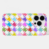 Houndstooth Multicolor + White Big Pattern Case-Mate iPhone Case (Achterkant (horizontaal))