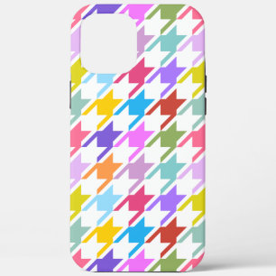 Houndstooth Multicolor + White Big Pattern Case-Mate iPhone Case