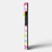 Houndstooth Multicolor + White Big Pattern Case-Mate iPhone Case (Achterkant / Links)