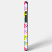 Houndstooth Multicolor + White Big Pattern iPhone Hoesje (Linkerkant)