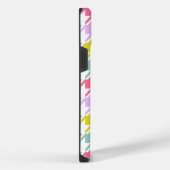 Houndstooth Multicolor + White Big Pattern iPhone Hoesje (Rechterkant)