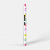 Houndstooth Multicolor + White Big Pattern Samsung Galaxy Hoesje (Rechterkant)
