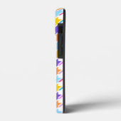 Houndstooth Multicolor+White Pattern Case-Mate iPhone Case (Achterkant / Links)