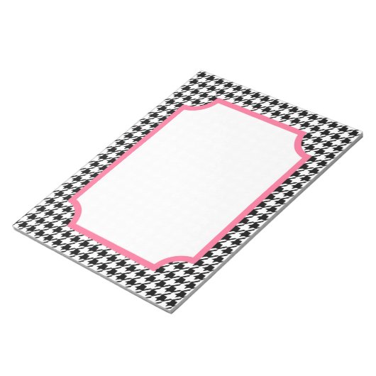 Houndstooth-Notitieblok Notitieblok (Schuin)