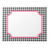 Houndstooth-Notitieblok Notitieblok (Voorkant)