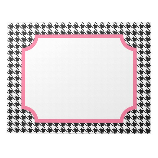 Houndstooth-Notitieblok Notitieblok (Voorkant)