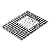 Houndstooth Notitieboek (Linkerzijde)