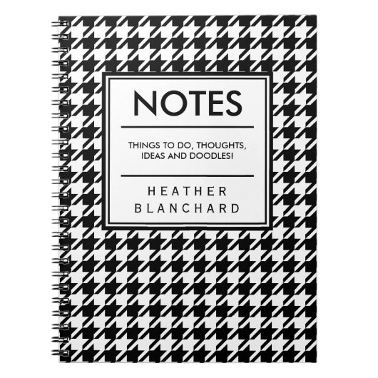 Houndstooth Notitieboek (Voorkant)
