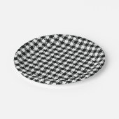 Houndstooth Paper-Bord Papieren Bordje (Gekanteld)