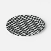 Houndstooth Paper-Bord Papieren Bordje (Gekanteld)