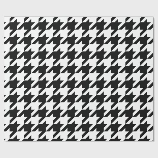 Houndstooth-patroon Cadeaupapier (Vlak)