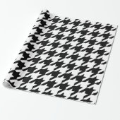 Houndstooth-patroon Cadeaupapier (Uitgerold)