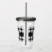 Houndstooth Pattern Acryl Drinkbeker (Rechts)