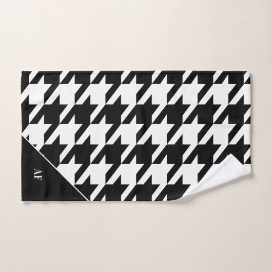 Houndstooth Pattern Bad Handdoek (Handdoek)