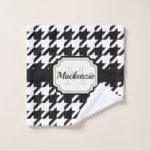 Houndstooth Pattern Bad Handdoek (Wasdoekje)