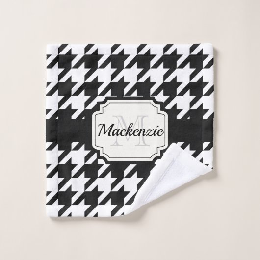 Houndstooth Pattern Bad Handdoek (Wasdoekje)